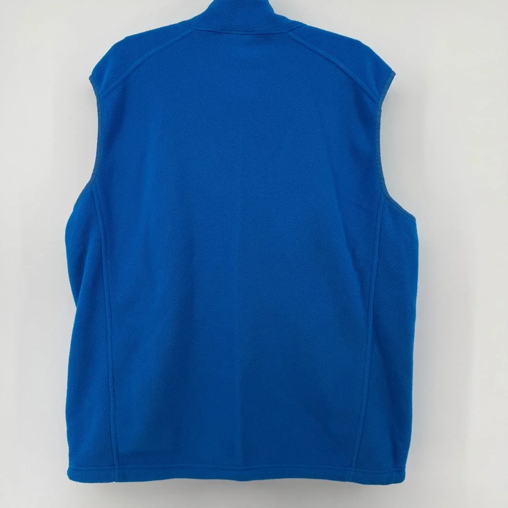 REI‎ Men's Blue Fleece Vest Full Zip Pockets Outdoor Adventure XL